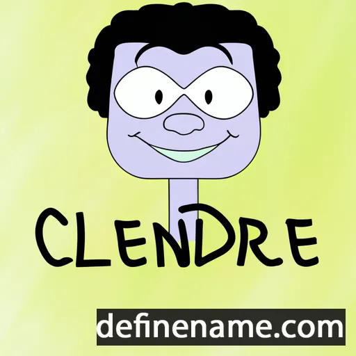 cartoon of the name Cléandre