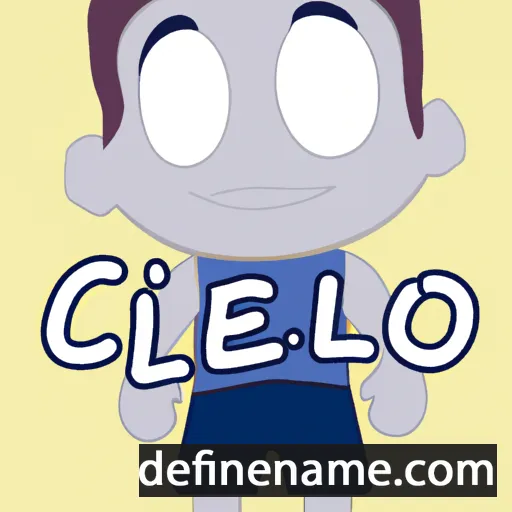 cartoon of the name Clécio