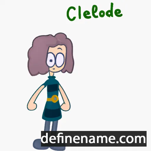 cartoon of the name Cléodore