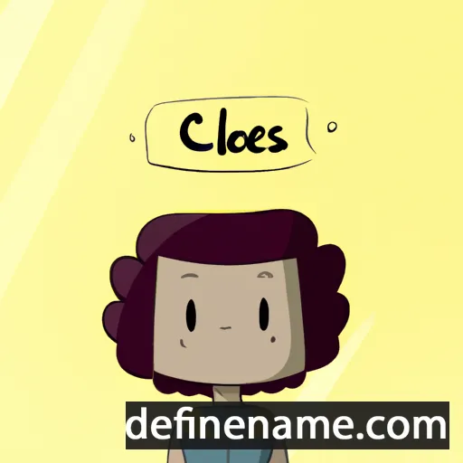 cartoon of the name Cléofas