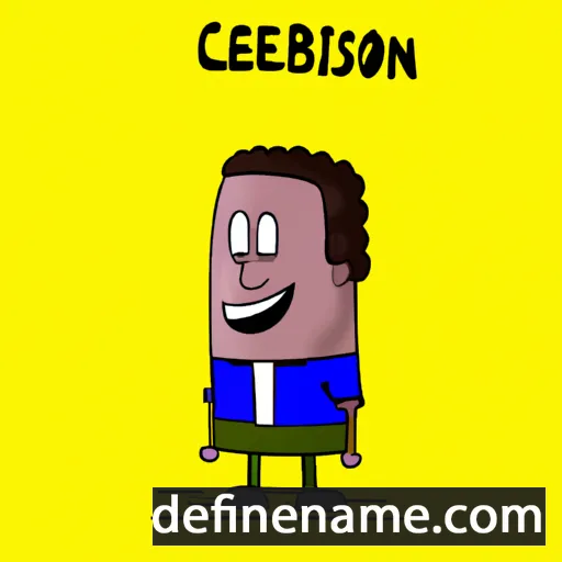 cartoon of the name Cleberson