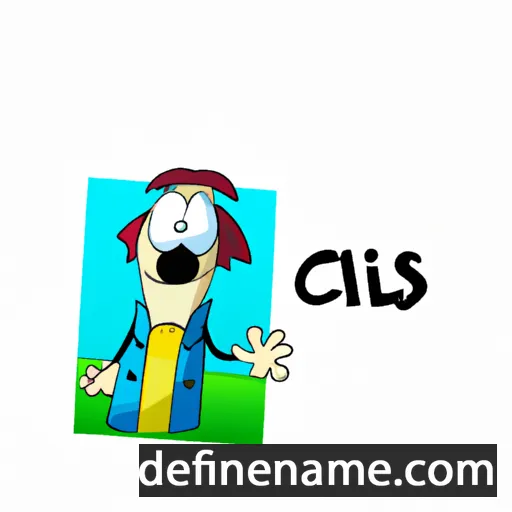 cartoon of the name Cleïs