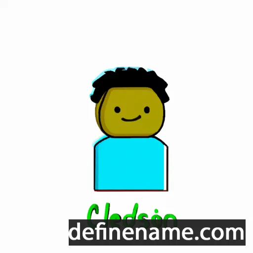 cartoon of the name Cleidison