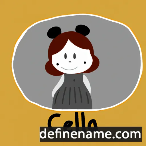 cartoon of the name Clella