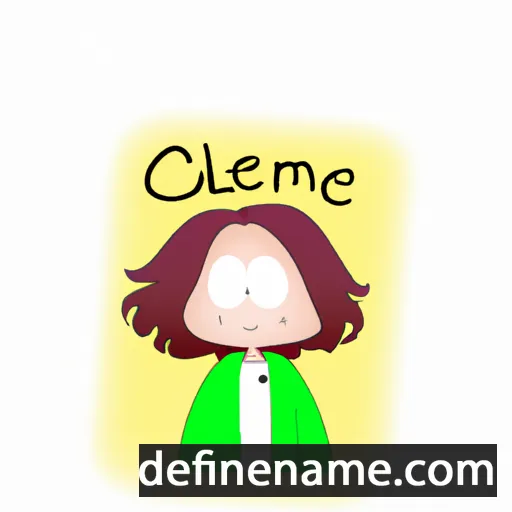 cartoon of the name Clemmie