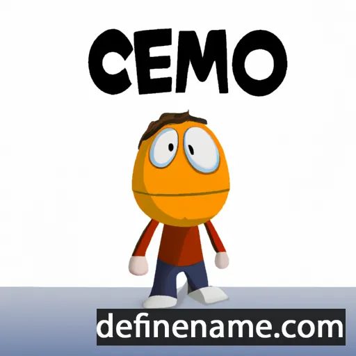 cartoon of the name Clemo