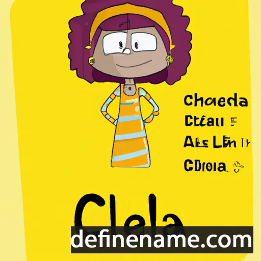 cartoon of the name Cleola