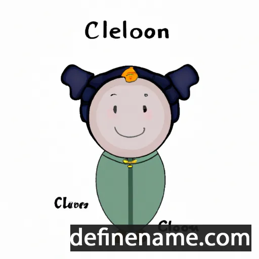 cartoon of the name Cleonia