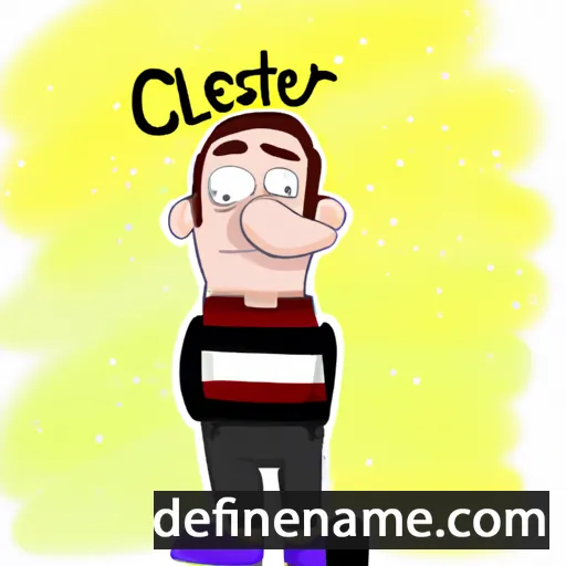 cartoon of the name Clester