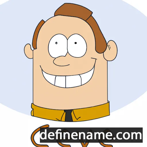 cartoon of the name Clevie