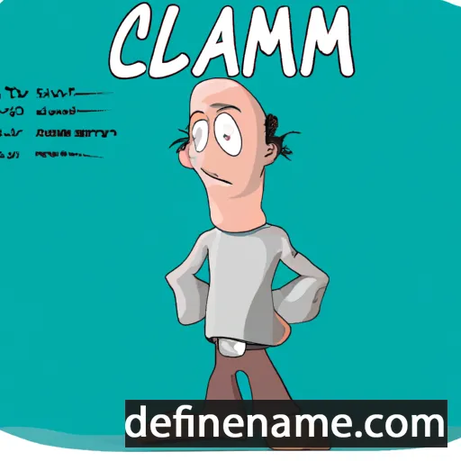 cartoon of the name Cliamain