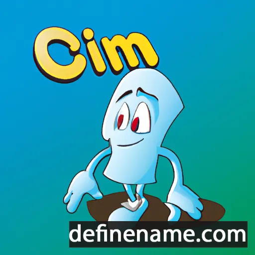 cartoon of the name Clim