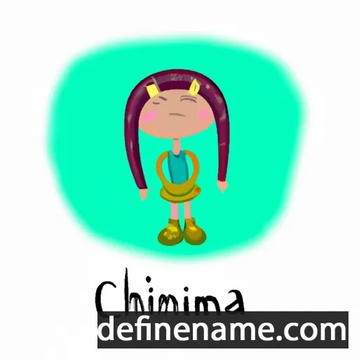 cartoon of the name Climintina