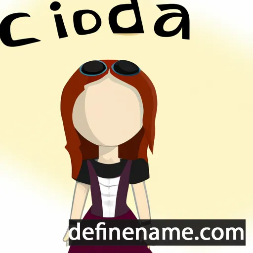 cartoon of the name Cliodna