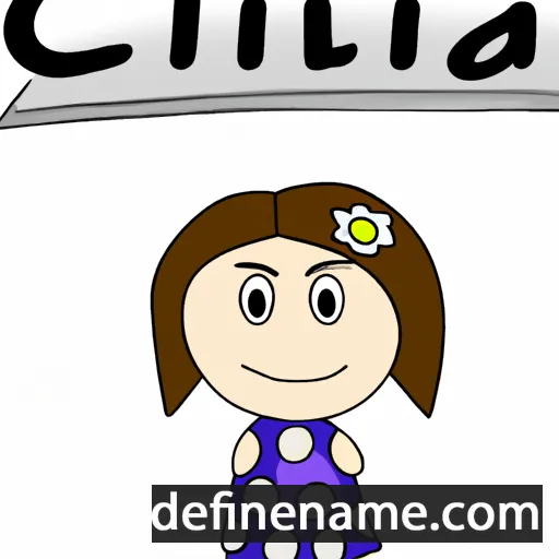 cartoon of the name Clizia