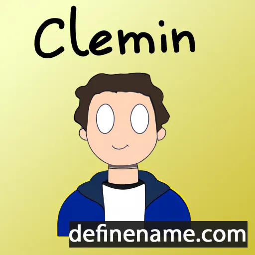 cartoon of the name Cllément