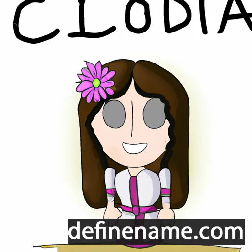 Clòdia cartoon