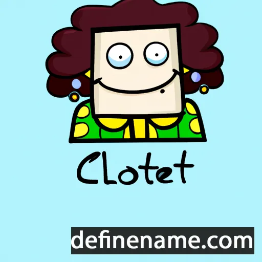 Clodett cartoon