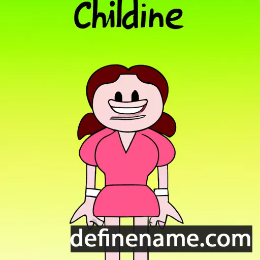 cartoon of the name Clodine