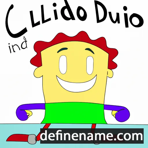 cartoon of the name Clodoaldo