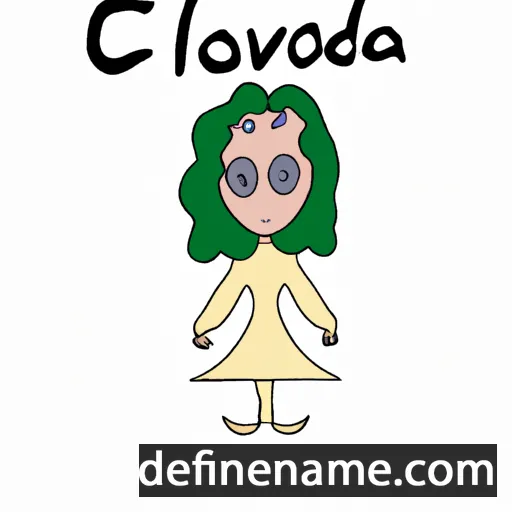 cartoon of the name Clodovea