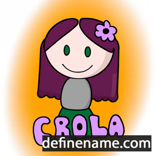 cartoon of the name Clora