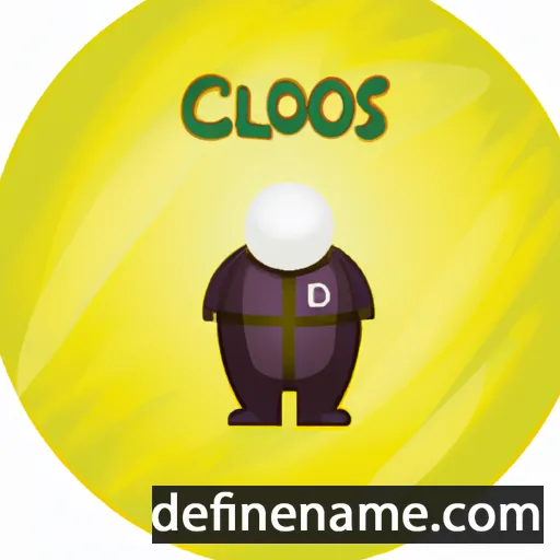 cartoon of the name Clos