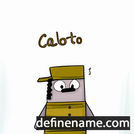 Clotario cartoon