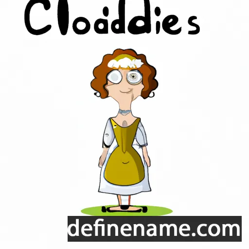 cartoon of the name Clotildes