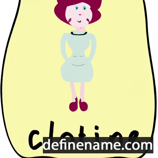 Clotine cartoon