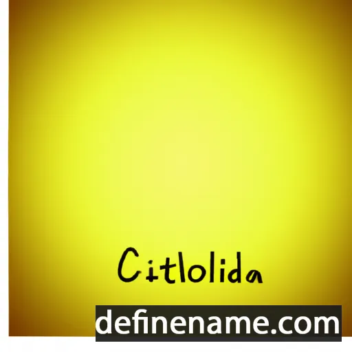 cartoon of the name Clotsinda