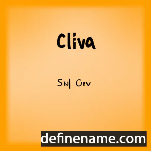 cartoon of the name Clova