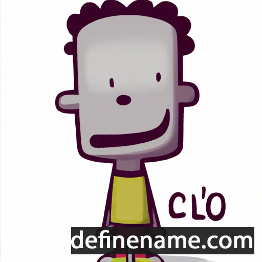 cartoon of the name Cloyo