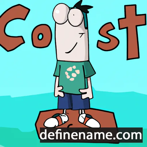 cartoon of the name Coast