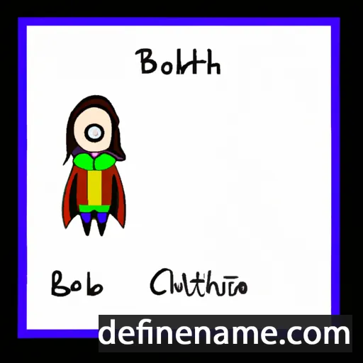 cartoon of the name Cobhfhlaith