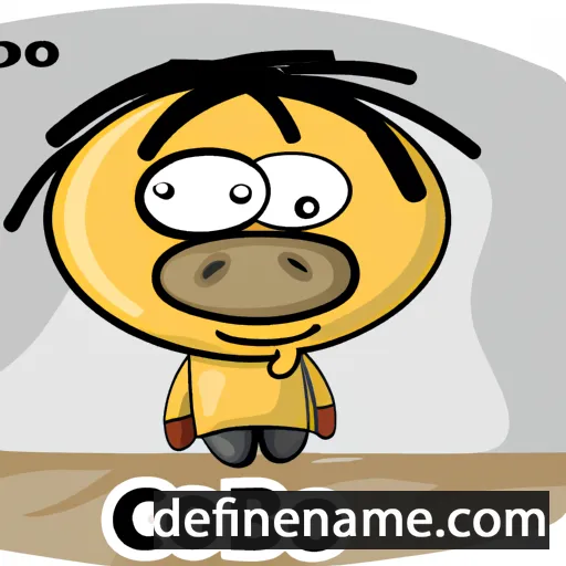 cartoon of the name Cobo