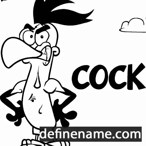 cartoon of the name Cocky