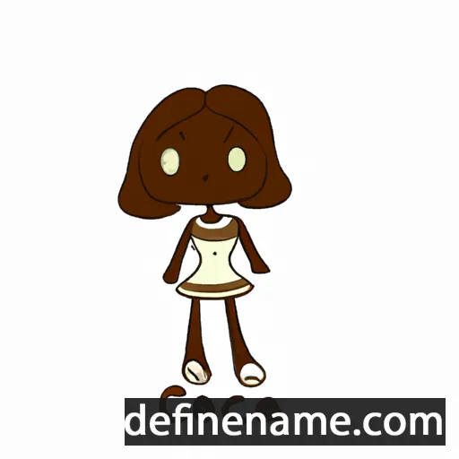 cartoon of the name Cocoa