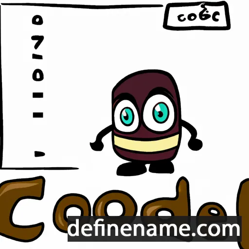 cartoon of the name Codee