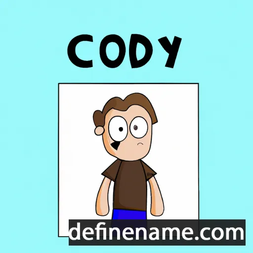 cartoon of the name Codey