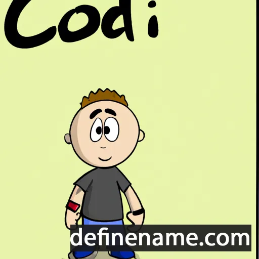 cartoon of the name Codi