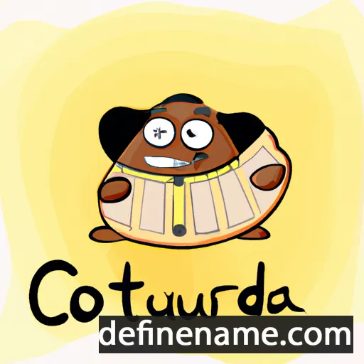 cartoon of the name Codruța