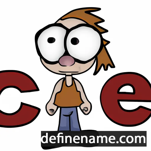 cartoon of the name Coe