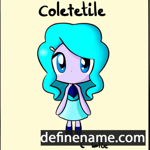 Coelestine cartoon