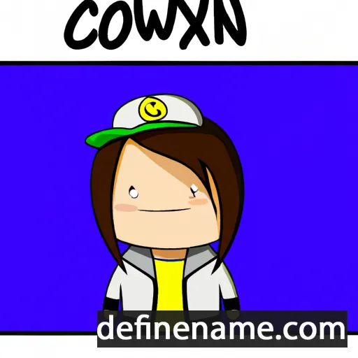 cartoon of the name Coewyn