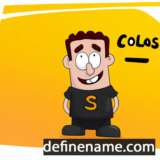 cartoon of the name Colás