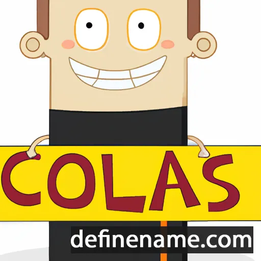 cartoon of the name Colas