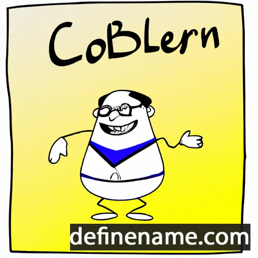 cartoon of the name Colbern