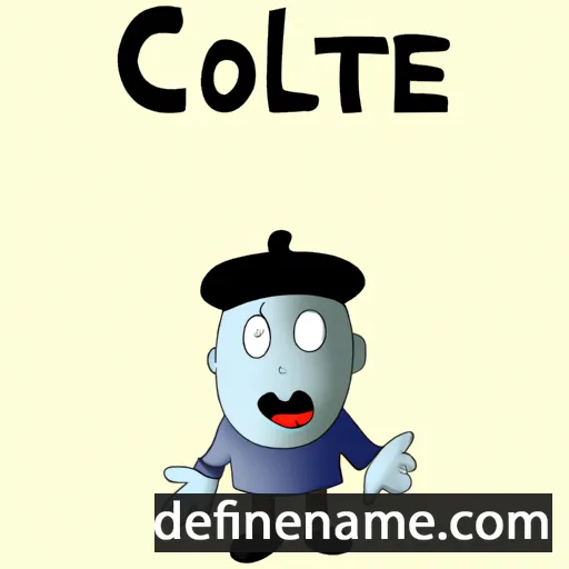 cartoon of the name Colet