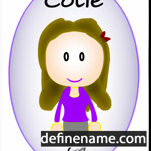 cartoon of the name Colie